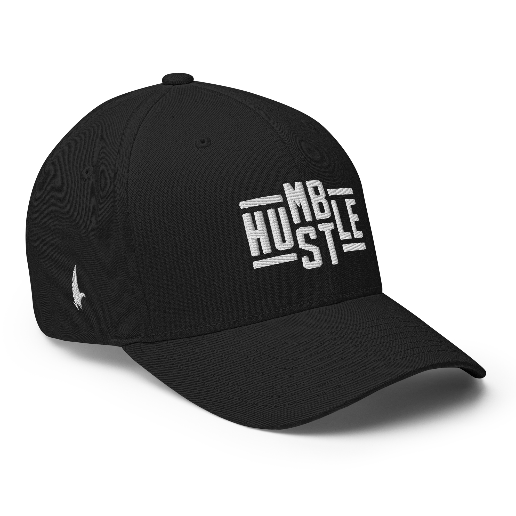 Loyalty Vibes Hustle Fitted Hat Black Fitted - Loyalty Vibes