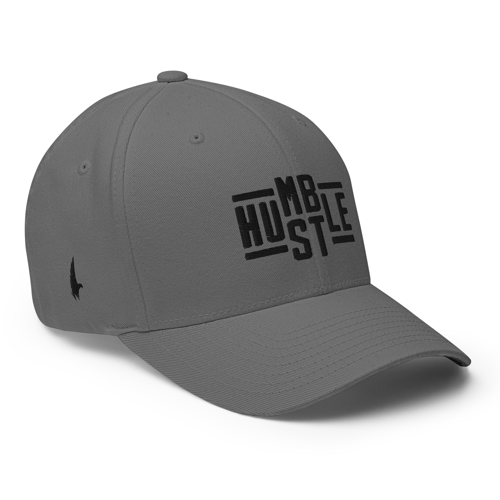 Loyalty Vibes Hustle Fitted Hat Gray / Black Fitted - Loyalty Vibes