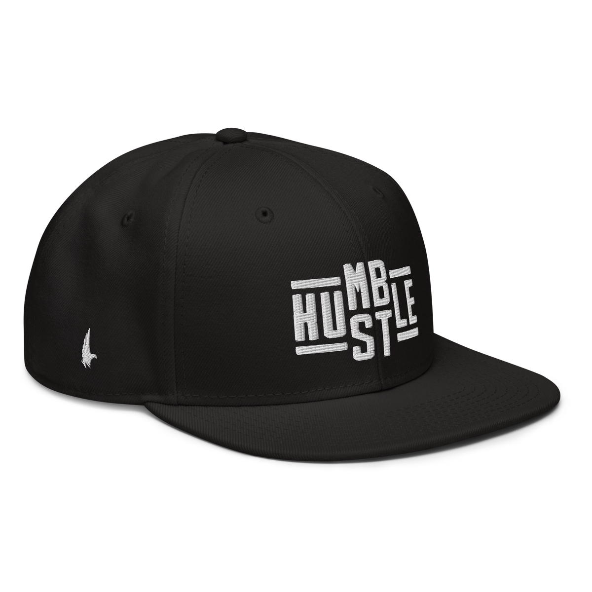 Hustle Snapback Hat - Black/White OS - Loyalty Vibes