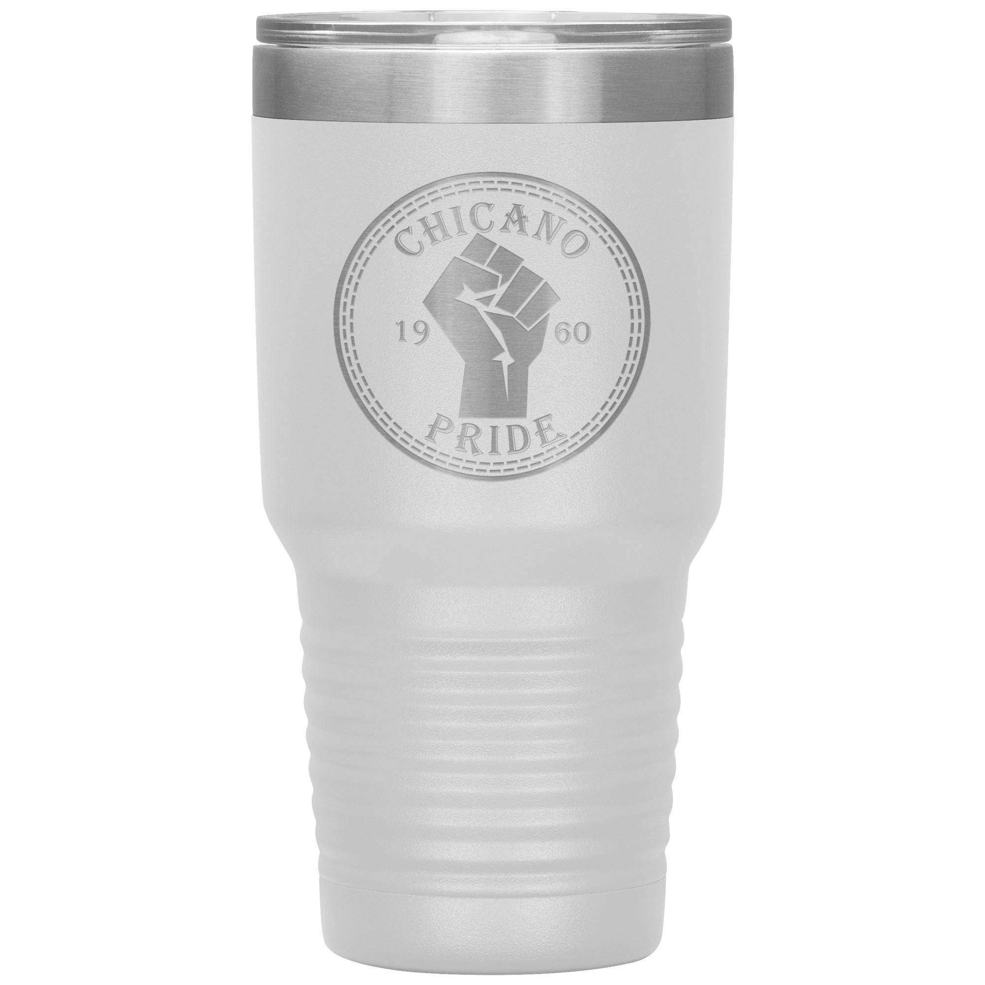Chicano Pride Tumbler - White - Loyalty Vibes