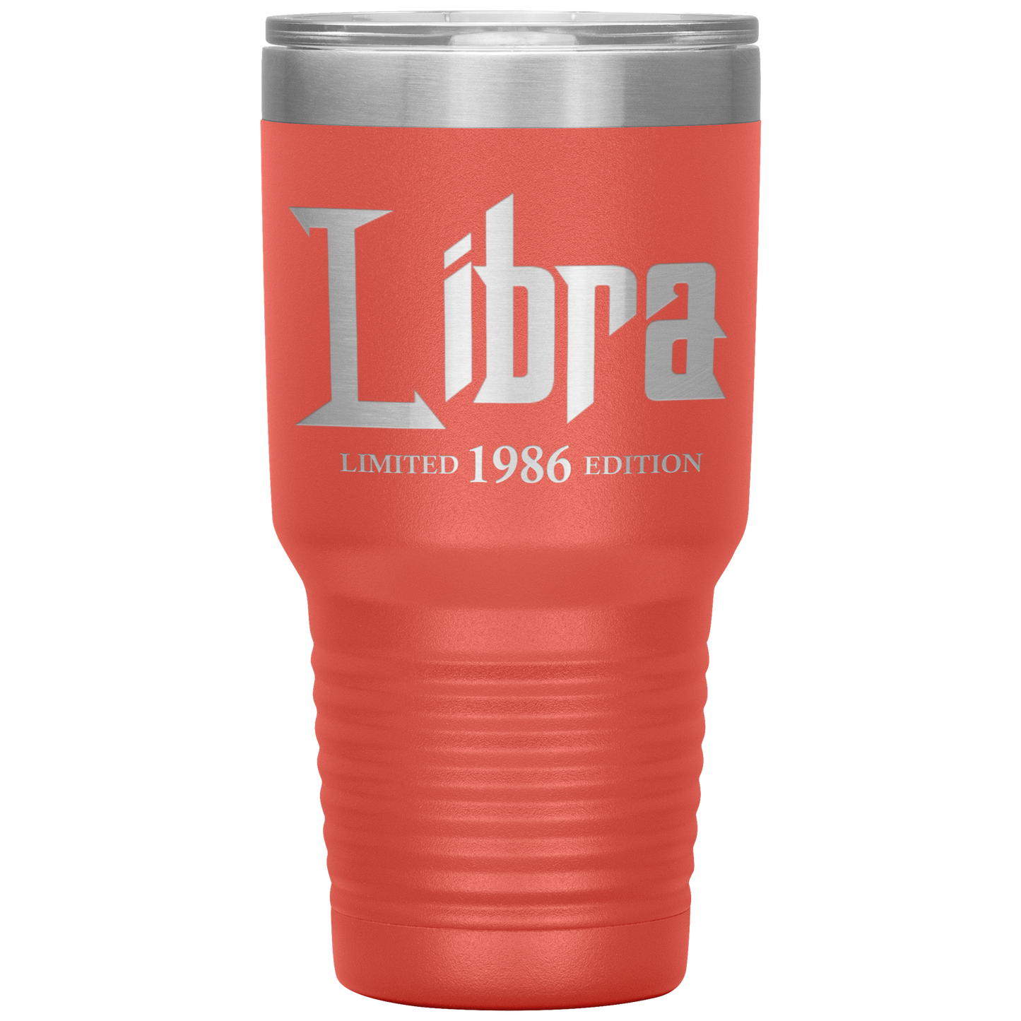 1986 Limited Edition Libra Tumbler Coral