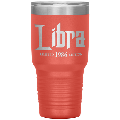 1986 Limited Edition Libra Tumbler Coral
