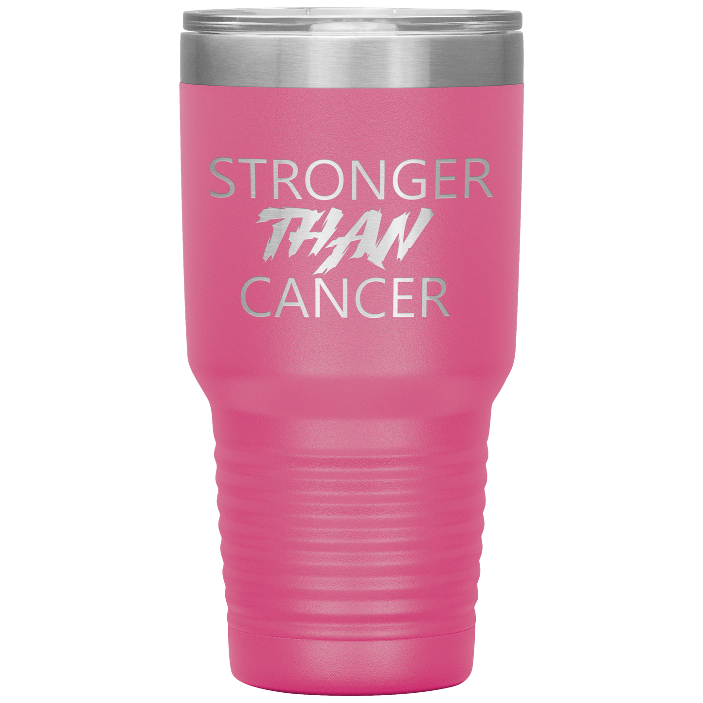 Stronger Than Cancer Ninja Tumbler Pink