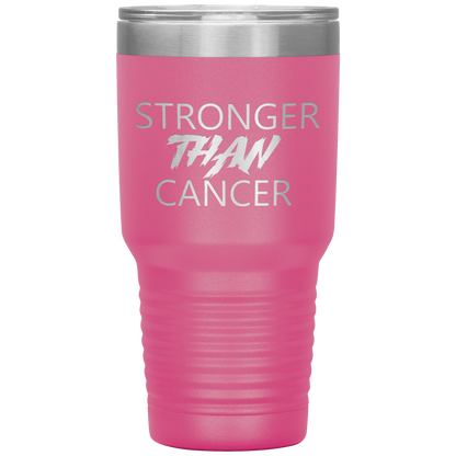 Stronger Than Cancer Ninja Tumbler Pink