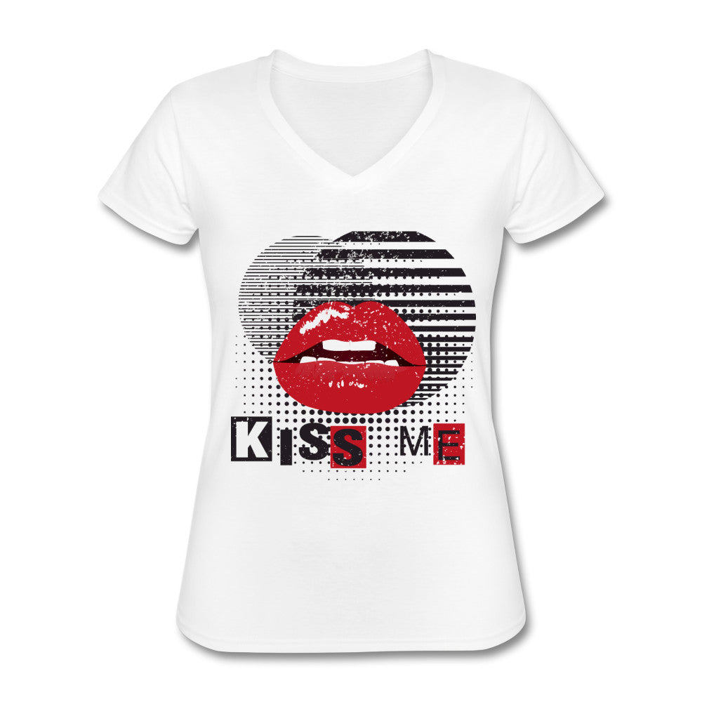 Kiss Me Tee white - Loyalty Vibes
