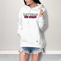 Latinas Do It Better Hoodie White - Loyalty Vibes