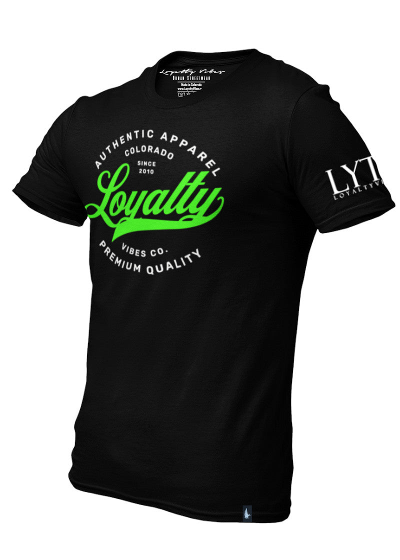 Legacy Graphic T-Shirt Black Green - Loyalty Vibes