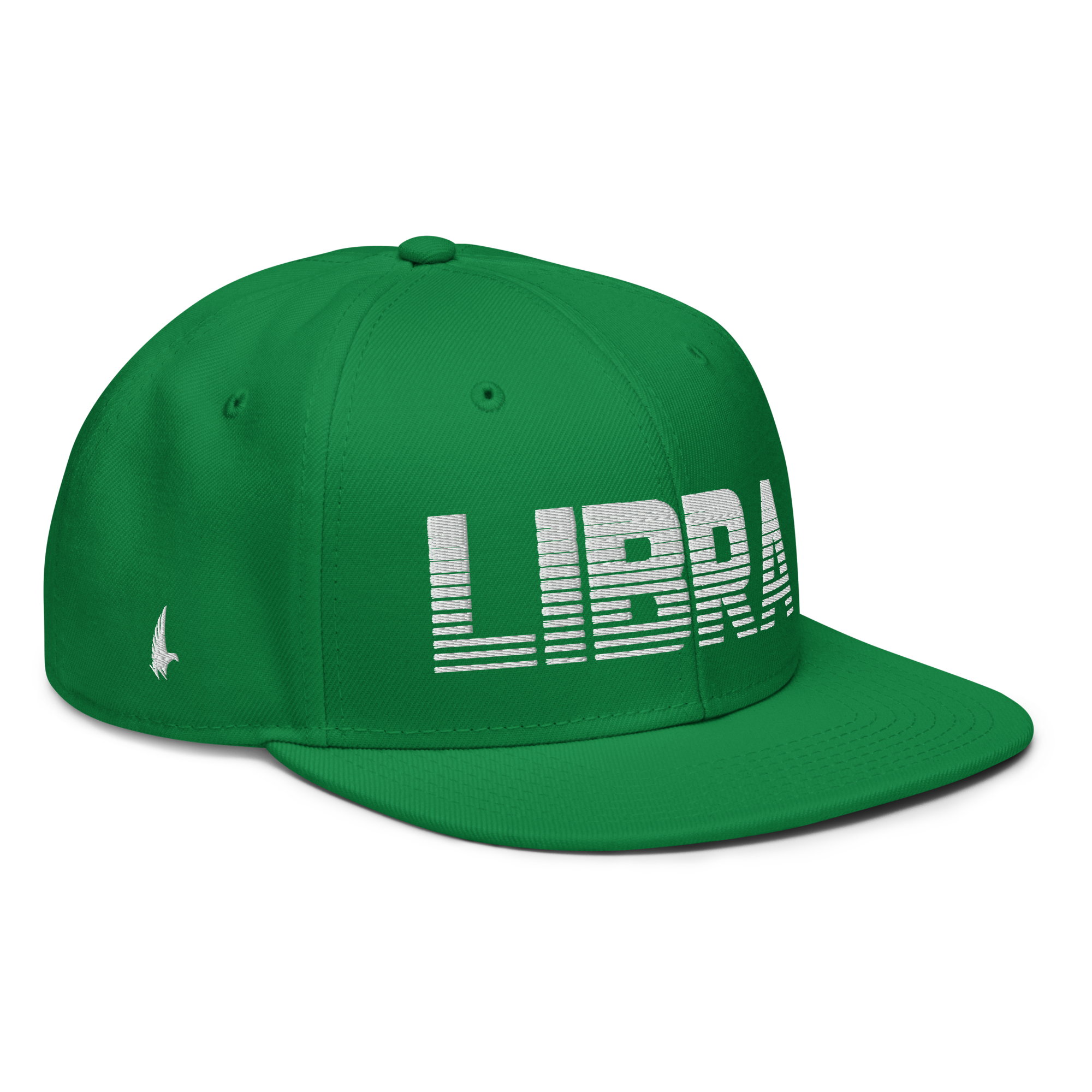 Libra Snapback Hat Green / White - Loyalty Vibes