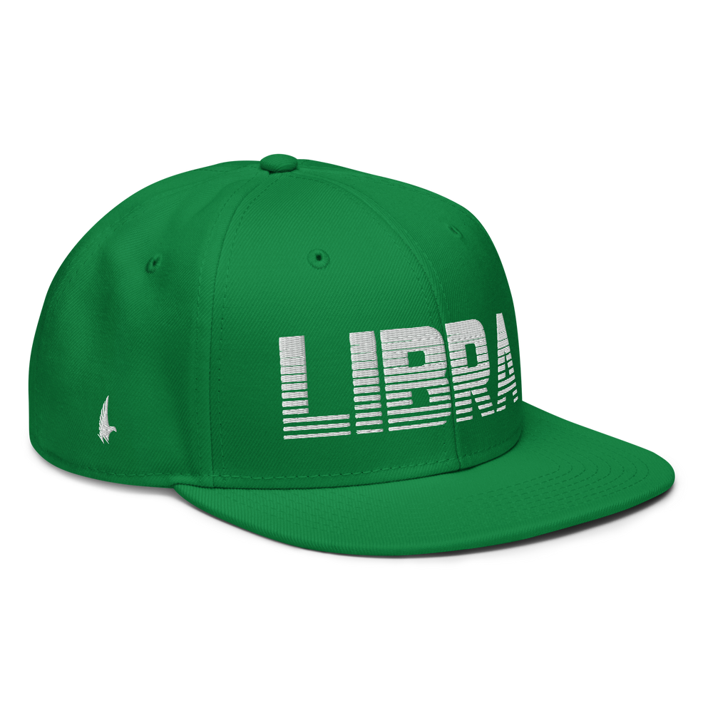 Libra Snapback Hat Green White - Loyalty Vibes