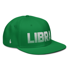 Libra Snapback Hat Green / White - Loyalty Vibes