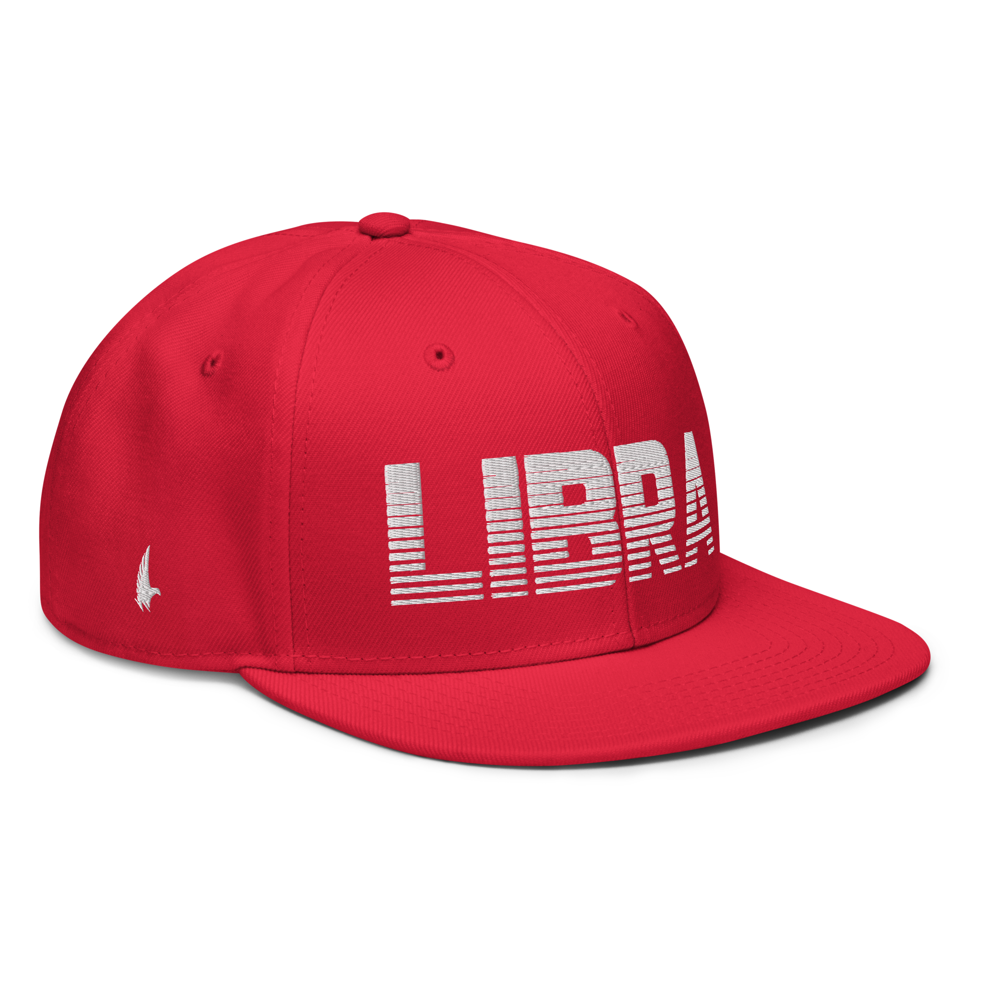 Libra Snapback Hat - Red / White - Loyalty Vibes