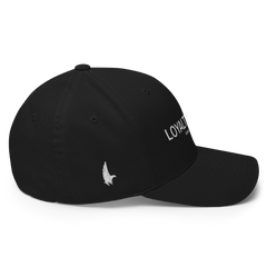 Lifestyle Logo Fitted Hat - Loyalty Vibes
