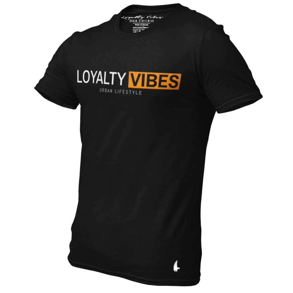 Lifestyle Logo Graphic Tee Black - Loyalty Vibes