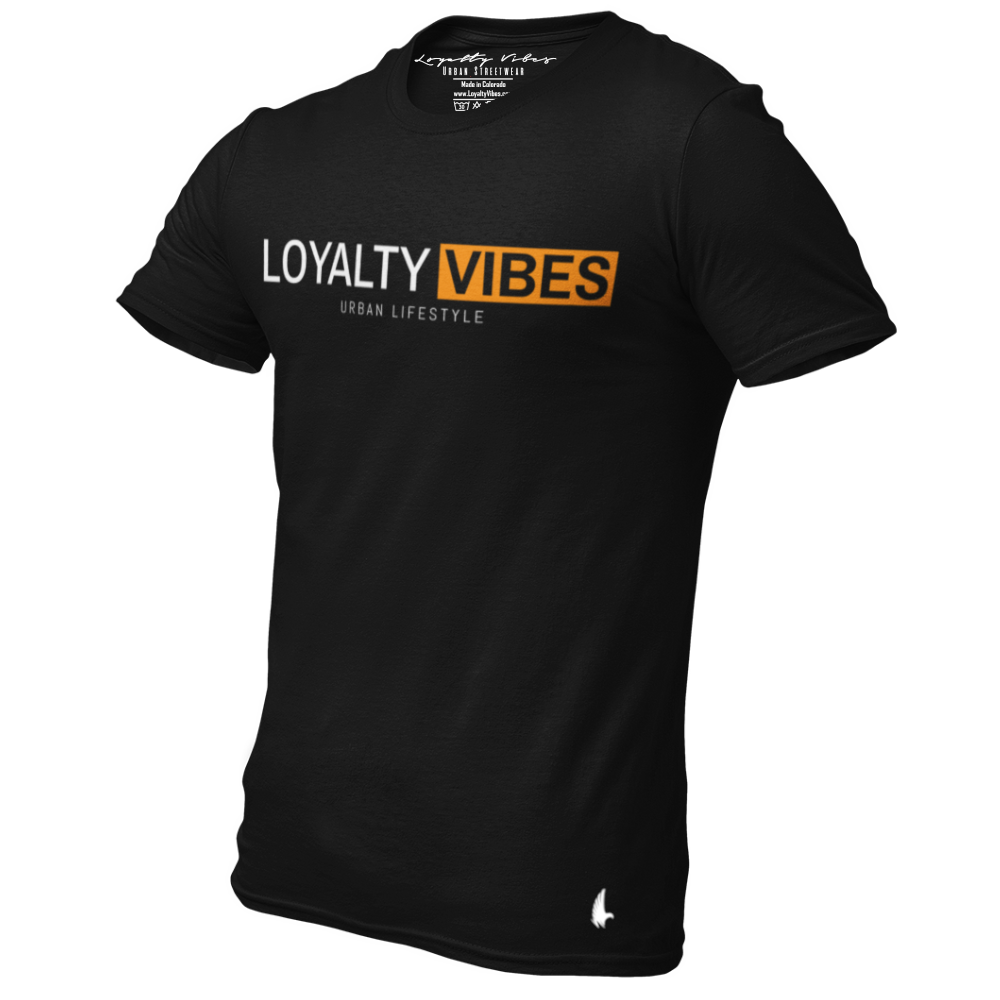 Lifestyle Logo Graphic Tee Black Men's - Loyalty Vibes