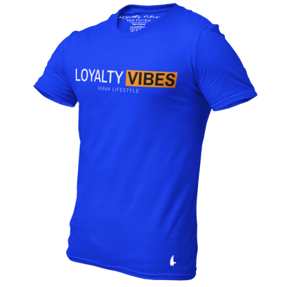 Lifestyle Logo Graphic Tee Blue Men's - Loyalty Vibes