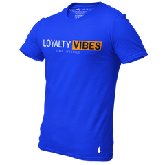 Lifestyle Logo Graphic Tee Blue - Loyalty Vibes