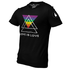 Love Is Love Pride T-Shirt Black - Loyalty Vibes
