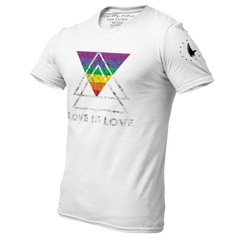 Love Is Love Pride Graphic Tee White - Loyalty Vibes