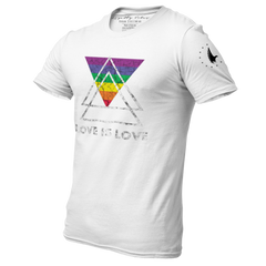 Love Is Love Pride T-Shirt White - Loyalty Vibes