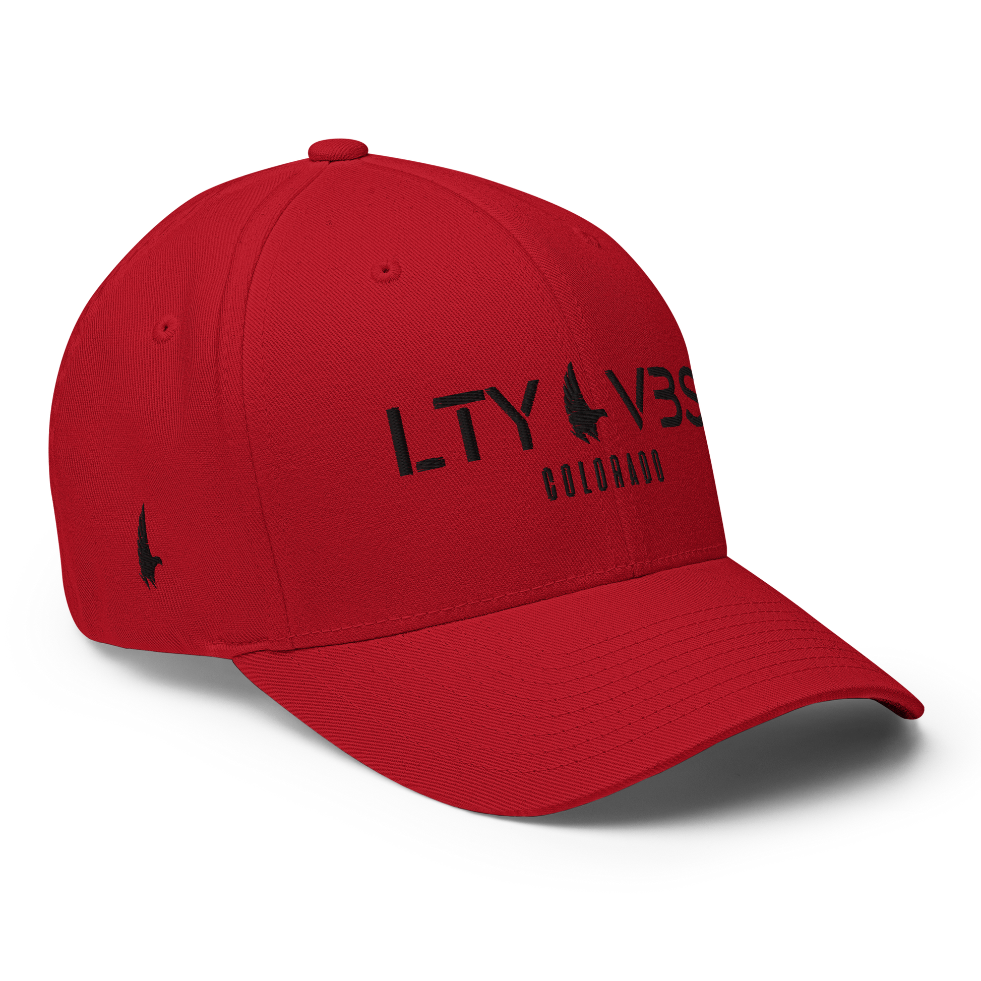 Loyalty Era Colorado Fitted Hat Red Black Fitted - Loyalty Vibes