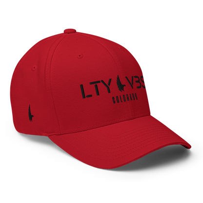 Loyalty Era Colorado Fitted Hat Red Black Fitted - Loyalty Vibes