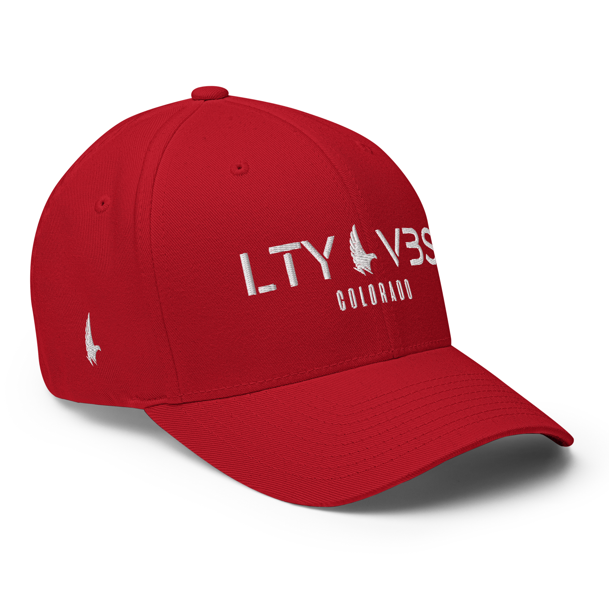 Loyalty Era Colorado Fitted Hat Red White Fitted - Loyalty Vibes