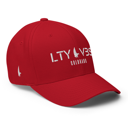 Loyalty Era Colorado Fitted Hat Red White Fitted - Loyalty Vibes