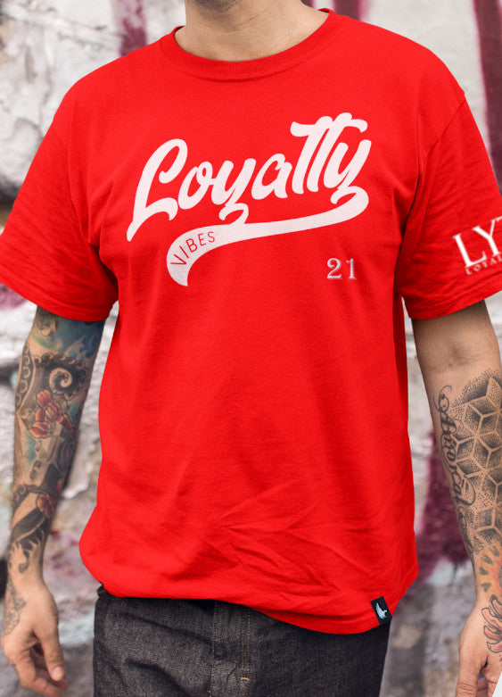 Loyalty Force Graphic Tee - Red - Loyalty Vibes