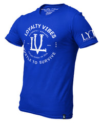 Loyalty Vibes Loyalty Gage Graphic Tee - Blue - Loyalty Vibes