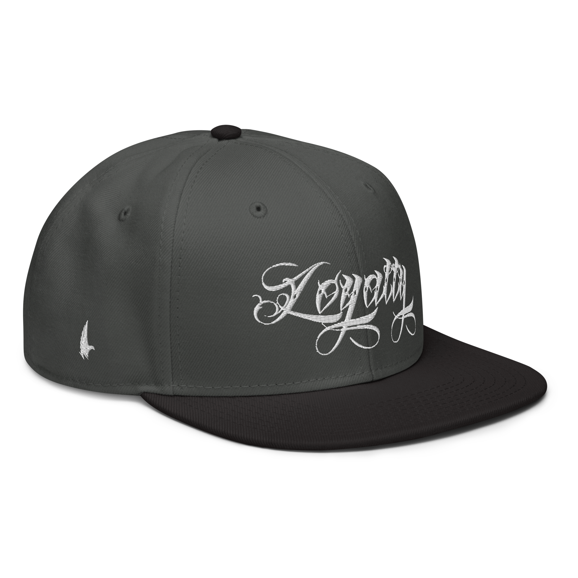 Loyalty Ice Snapback Hat - Charcoal Gray / White / Black OS - Loyalty Vibes