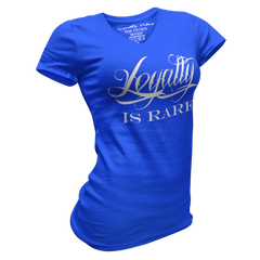 Ruthless Loyalty Is Rare Women's T-Shirt Blue/White - Loyalty Vibes