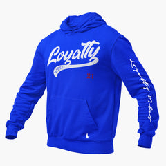 Loyalty Force Graphic Hoodie Blue - Loyalty Vibes
