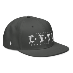 Down For Mine Snapback Hat Charcoal Grey OS - Loyalty Vibes