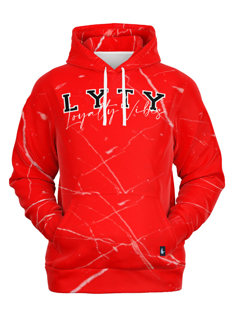 LYTY Carbon Hoodie Auburn Red - Loyalty Vibes