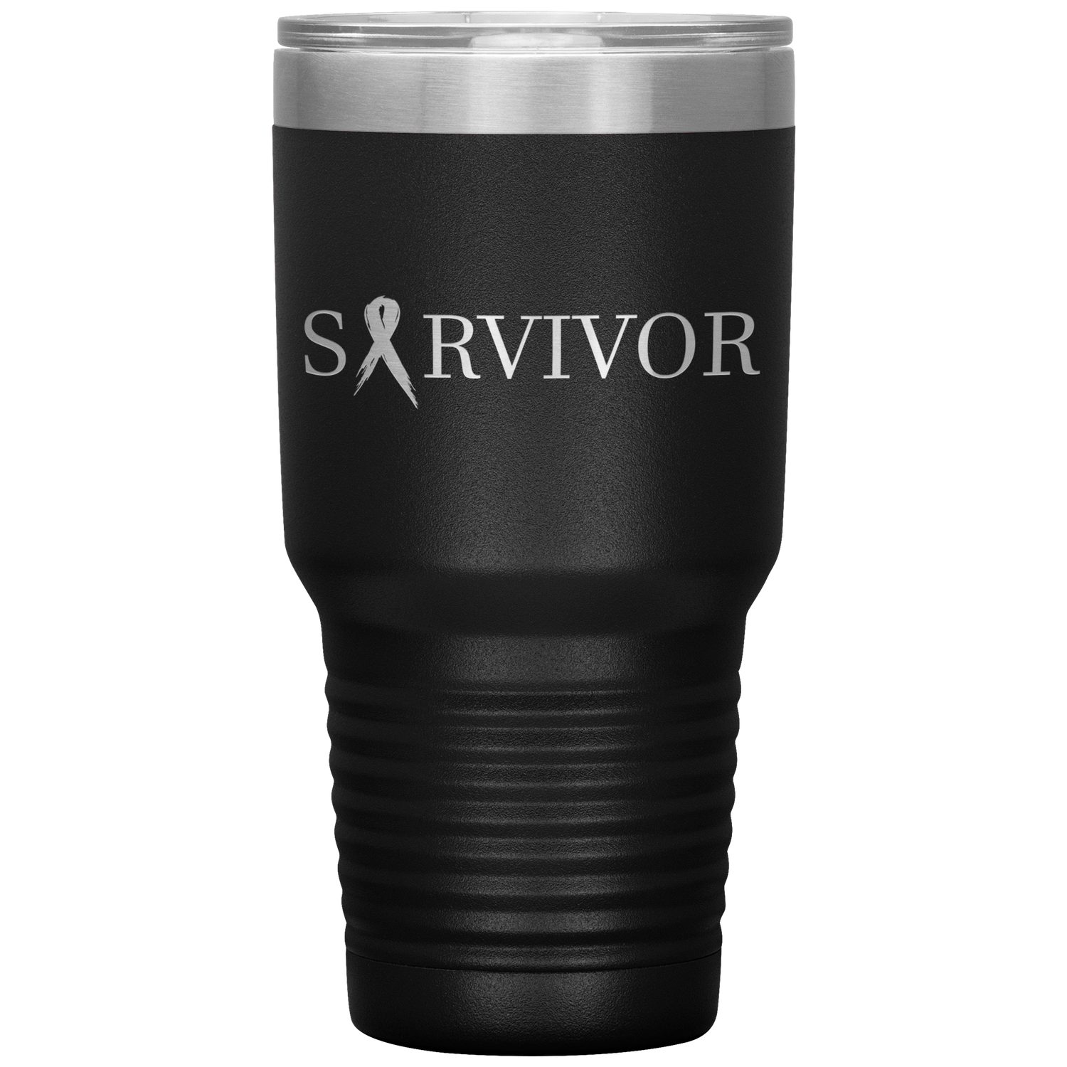 A Cancer Survivor Tumbler Black Loyalty Vibes
