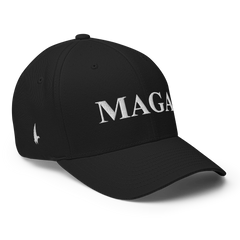 MAGA Fitted Hat Black - Loyalty Vibes