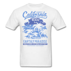 Men's California T-Shirt white - Loyalty Vibes