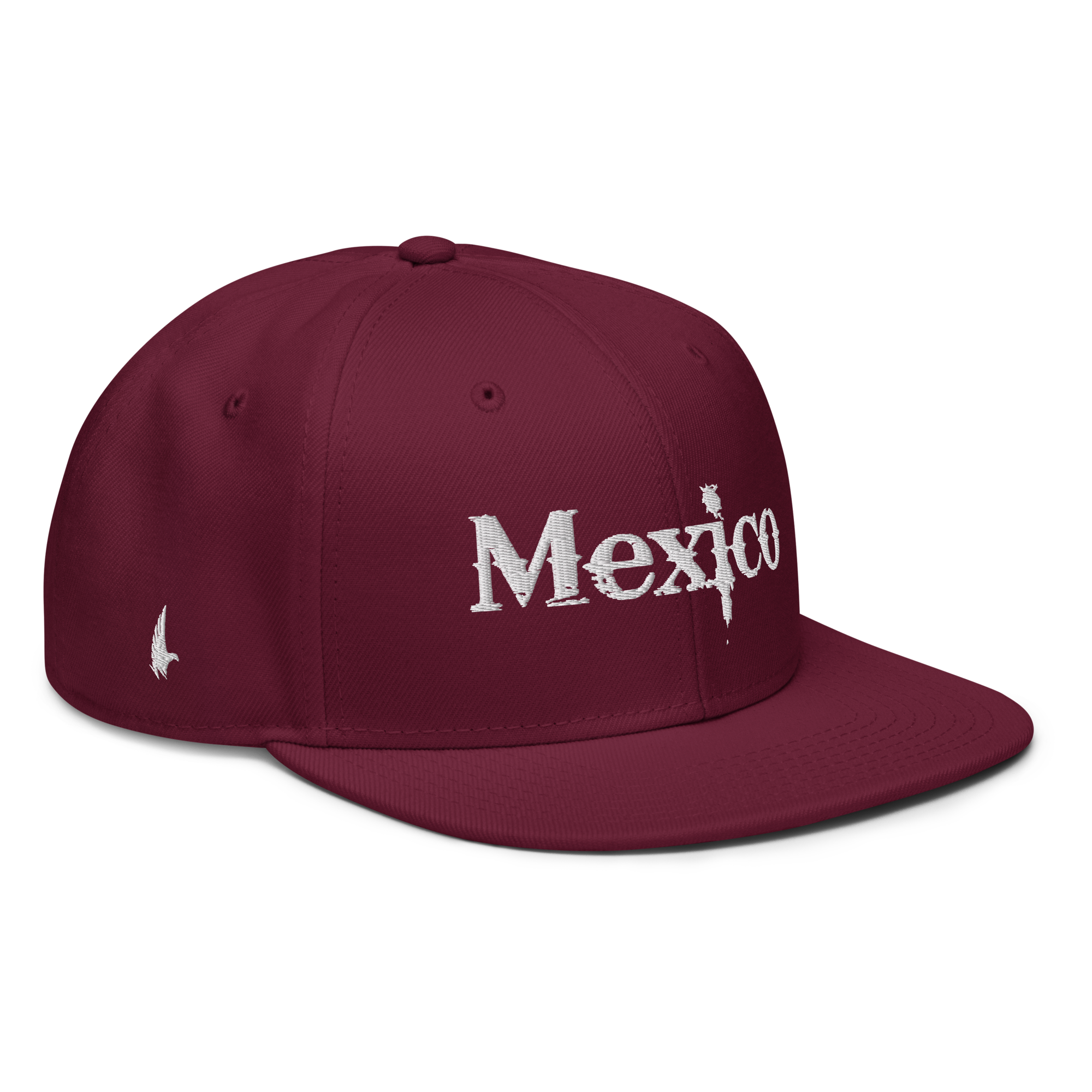 Mexico Snapback Hat - Maroon OS - Loyalty Vibes