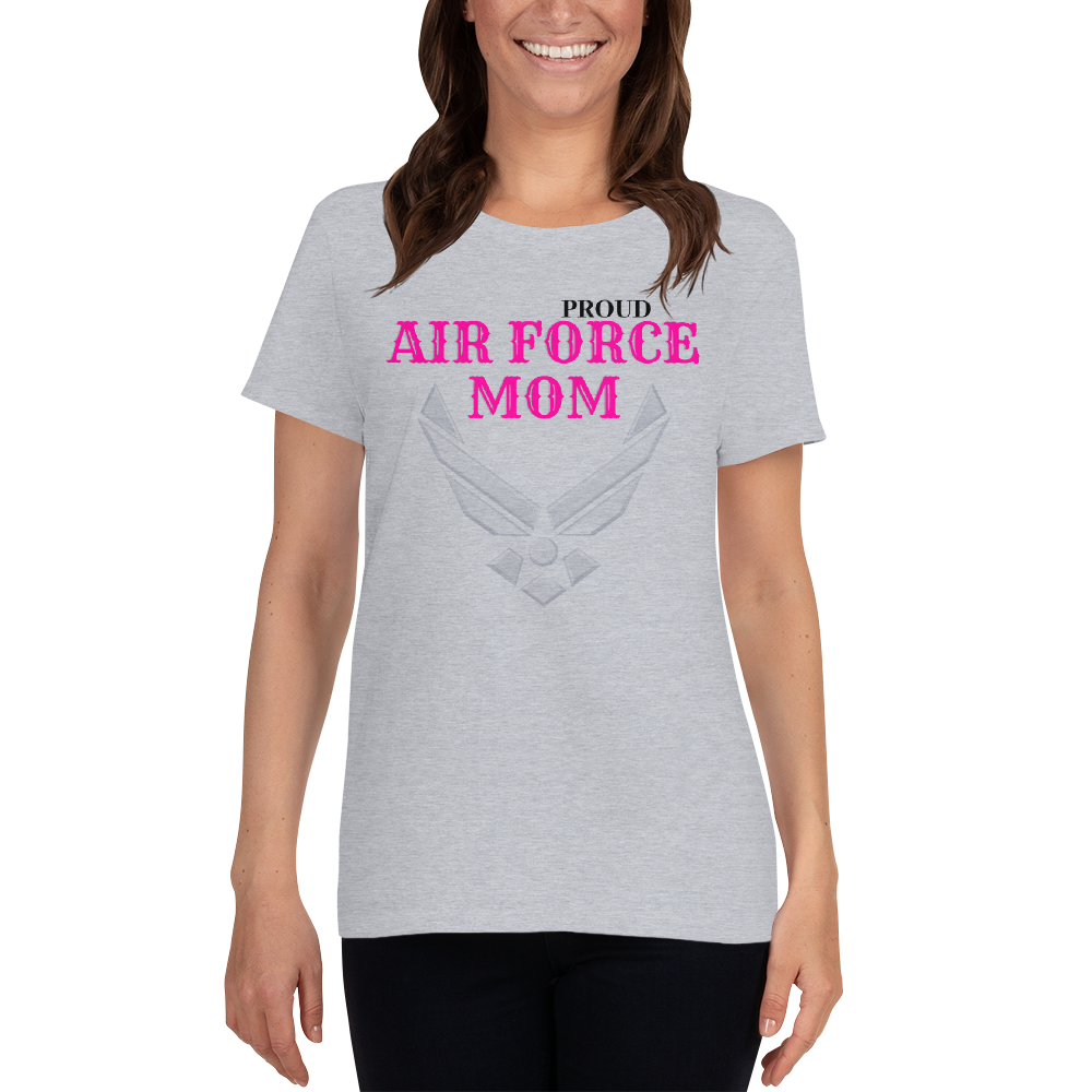 Proud Air Force Mom Shirt - Sport Grey - Loyalty Vibes