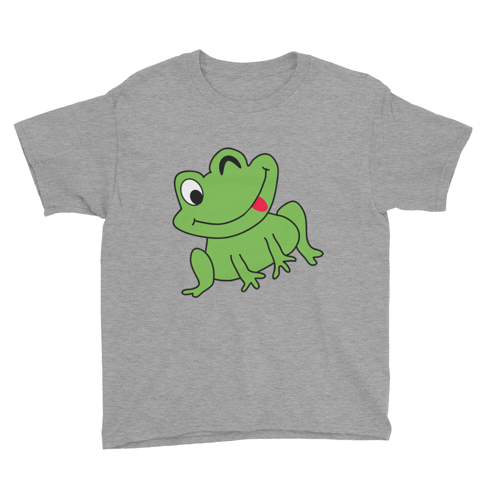 Silly Frog Kids T-Shirt Heather Grey - Loyalty Vibes