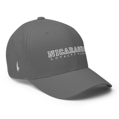 Nicaragua Fitted Hat Grey - Loyalty Vibes