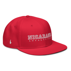 Nicaragua Snapback Hat Red - Loyalty Vibes