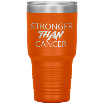Stronger Than Cancer Ninja Tumbler Orange