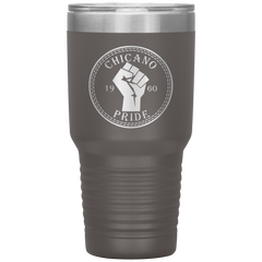 Chicano Pride Tumbler Pewter - Loyalty Vibes