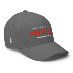 Oilfield Fitted Hat - Grey - Loyalty Vibes