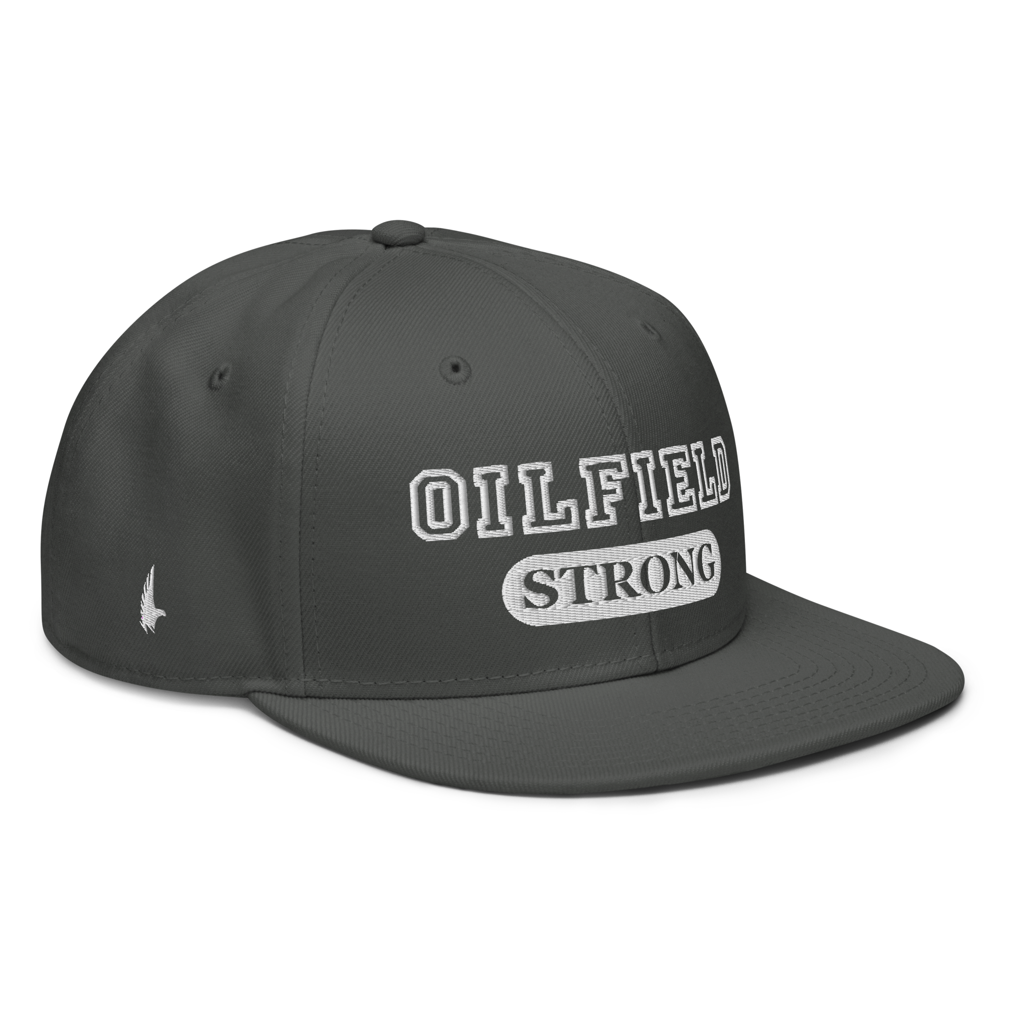 Oilfield Strong Snapback Hat - Charcoal Grey - Loyalty Vibes