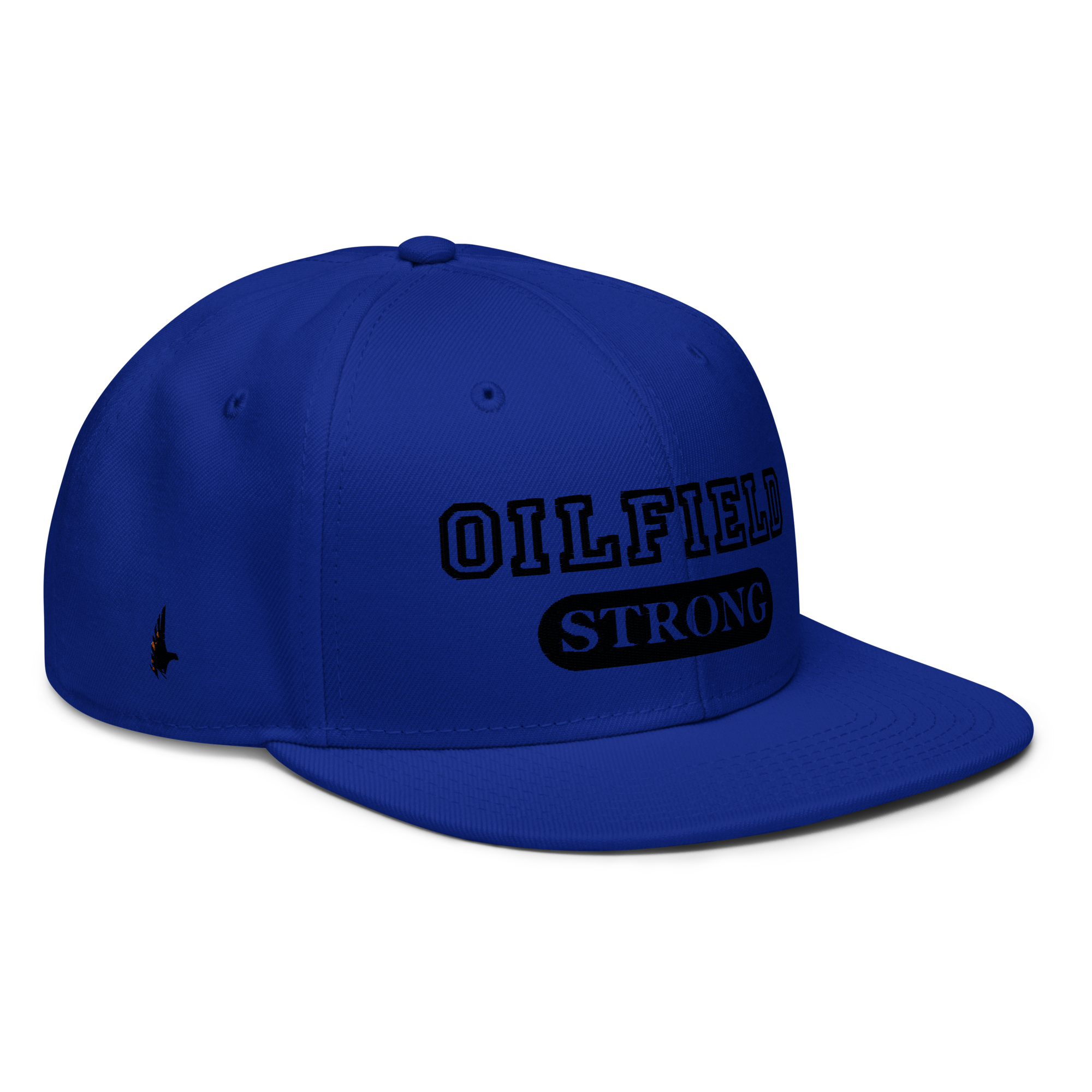 Oilfield Strong Snapback Hat - Blue / Black - Loyalty Vibes