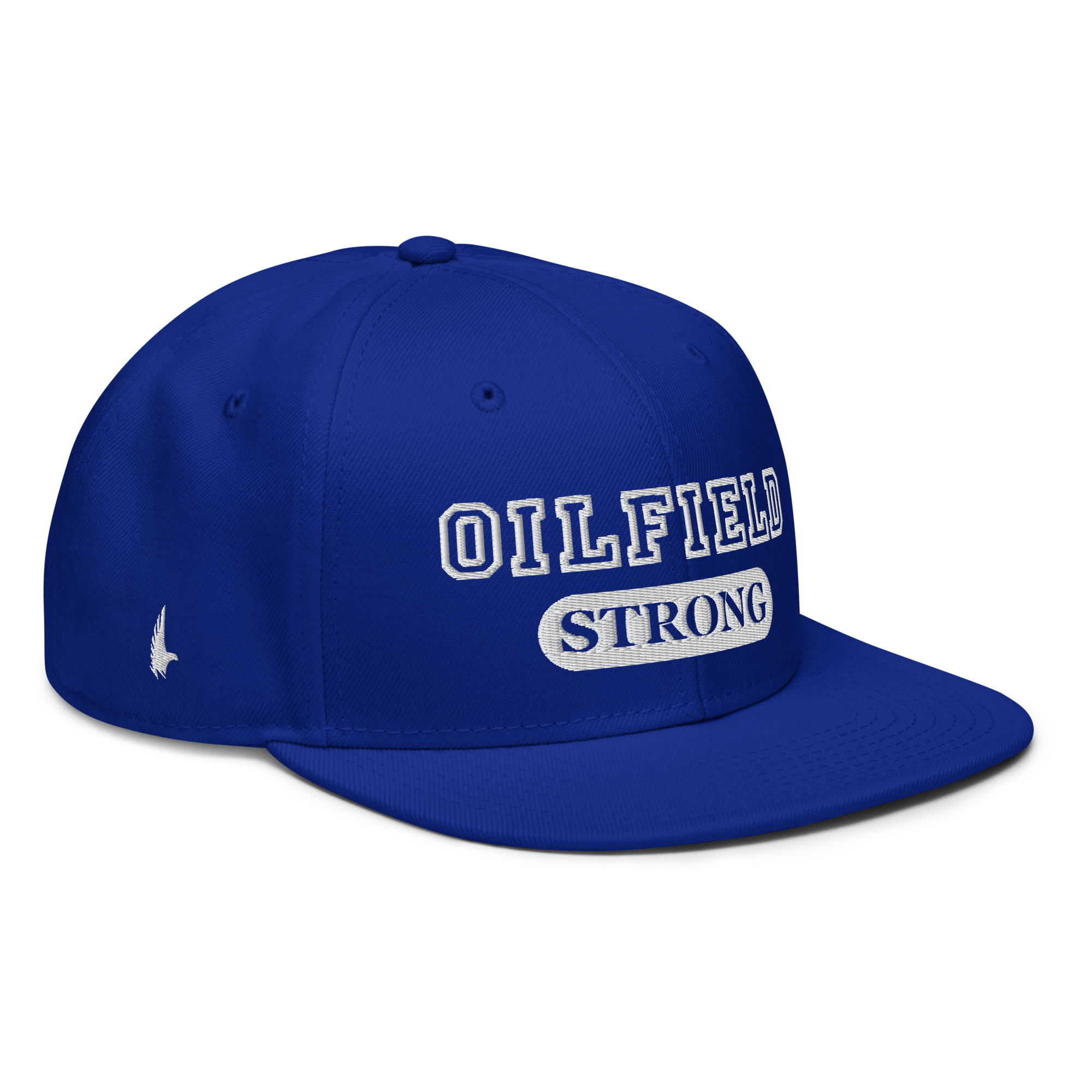 Oilfield Strong Snapback Hat - Blue - Loyalty Vibes