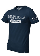 Oilfield Strong Graphic T-Shirt Navy Blue - Loyalty Vibes