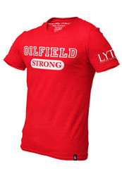 Oilfield Strong Graphic T-Shirt Red - Loyalty Vibes